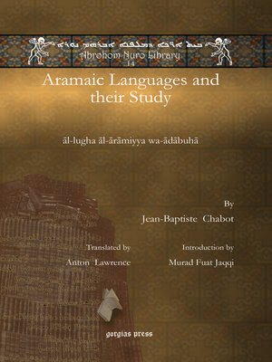 cover image of Aramaic Languages and their Study